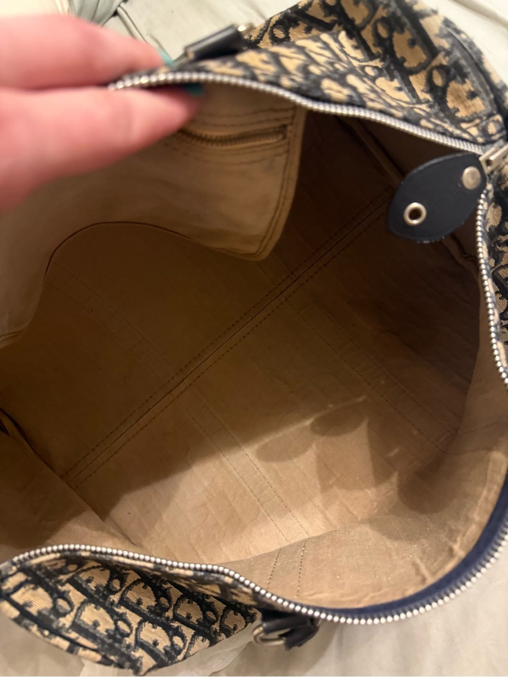 Christian Dior Oblique Monogram Boston/Duffle Bag - Picture 12 of 16